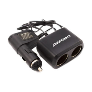Priză dublă pentru încărcător auto, cu cablu + USB 1A - CARGUARD