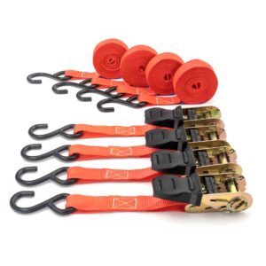 Set 4 chingi cu clichet Carguard – 25 mm × 4.5 m – 680 kg