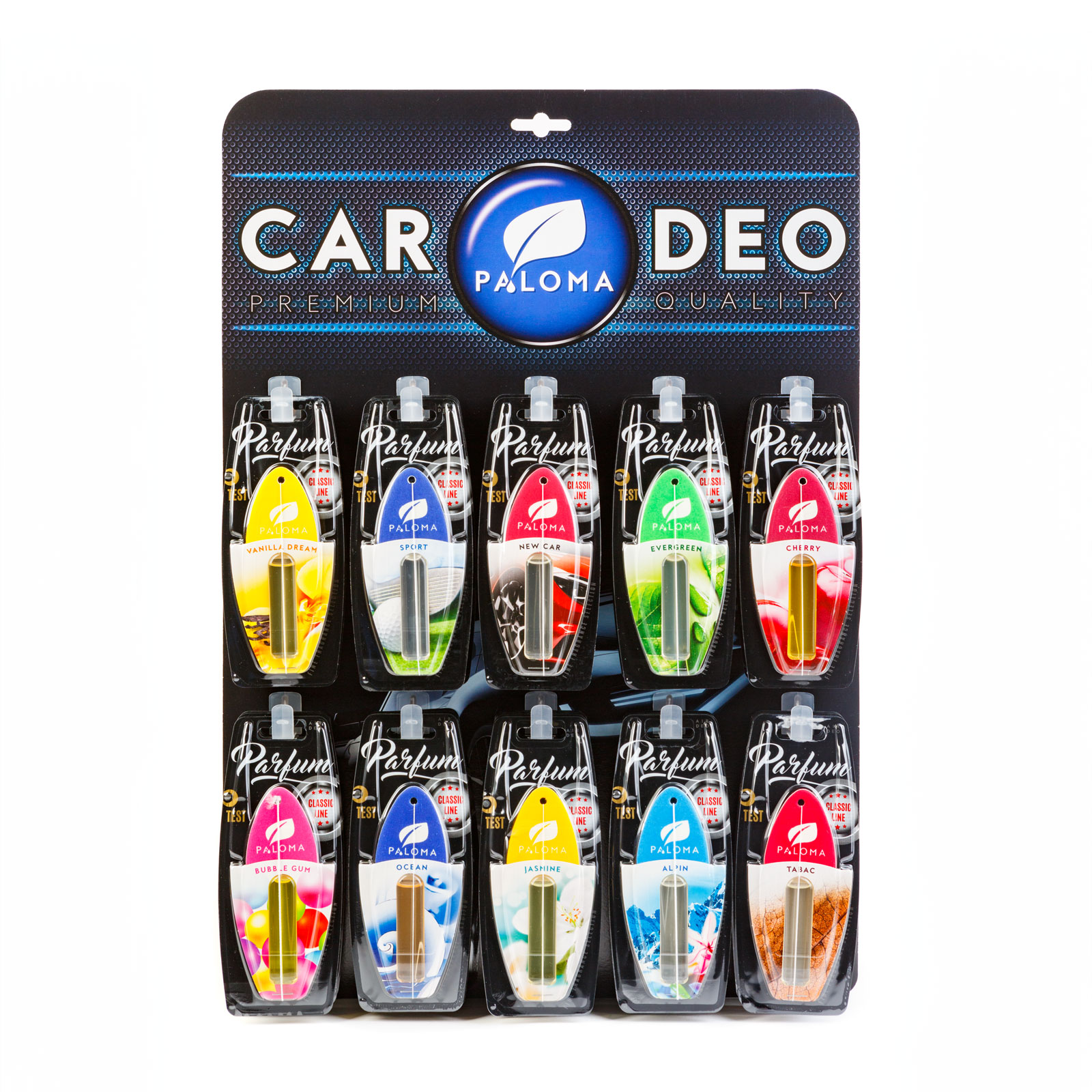 Odorizant auto Paloma Parfum Display 45 buc